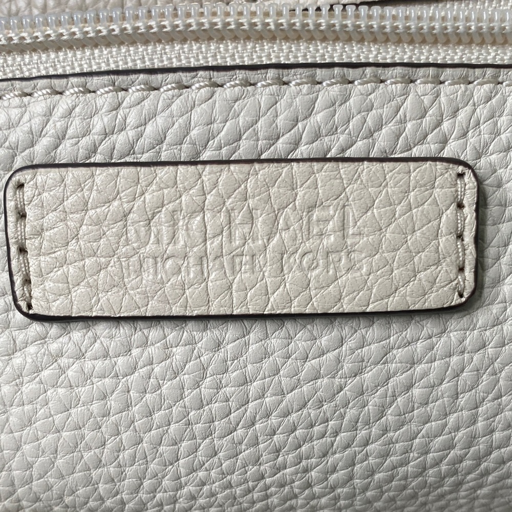 Michael Kors Ashbury Large‎ Grab Pebble Leather Tote Beige Ivory - Picture 8 of 12